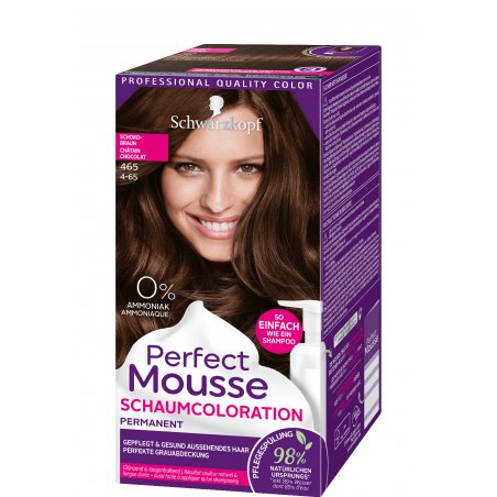Schwarzkopf Perfect Mousse 465 hair colour Brown