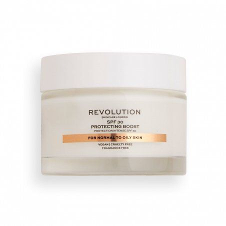 Revolution Beauty Protecting Boost SPF 30 face moisturizer Unisex 50 ml Cream