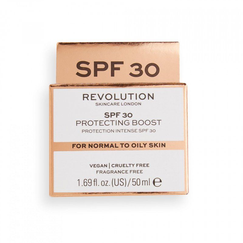 Revolution Beauty Protecting Boost SPF 30 face moisturizer Unisex 50 ml Cream