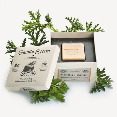 Gamila Secret Soothing Geranium Cream Bar 115g