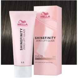 Wella Shinefinity Permanent Dye Color Nº 04/0 60ml