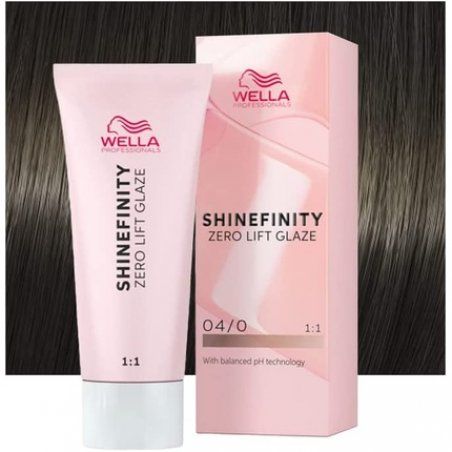 Wella Shinefinity Permanent Dye Color Nº 04/0 60ml