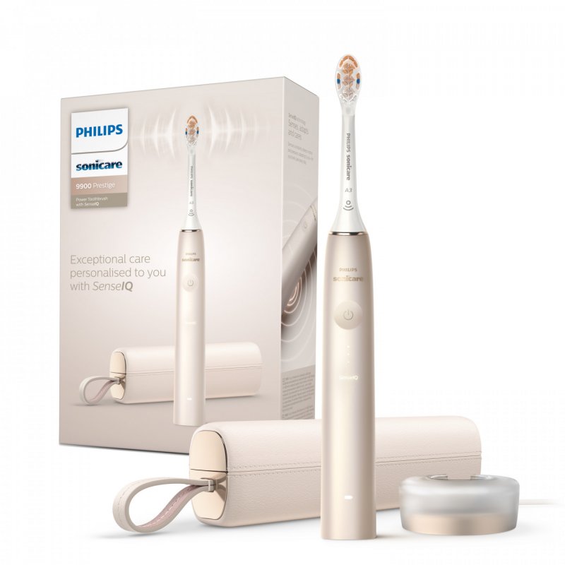 Philips DiamondClean Prestige 9900 DiamondClean Prestige HX9992/11 Sonic electric toothbrush with SenseIQ