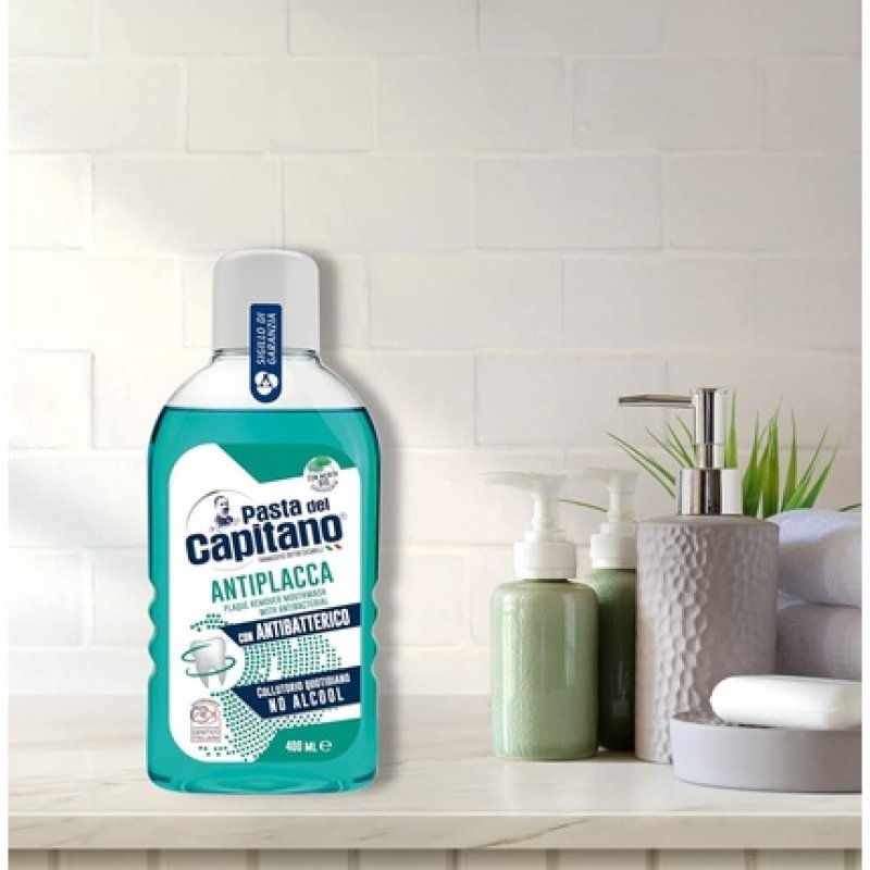 Pasta del Capitano Mouthwash Against Plaque 400ml