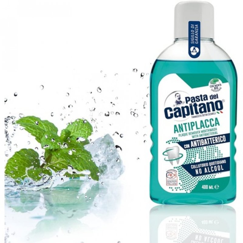 Pasta del Capitano Mouthwash Against Plaque 400ml