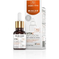 Mincer Pharma Vita C Infusion Anti-Aging Oil Serum Tetra 70mg/ml with Sea Buckthorn Oil and Omega Plus 15ml