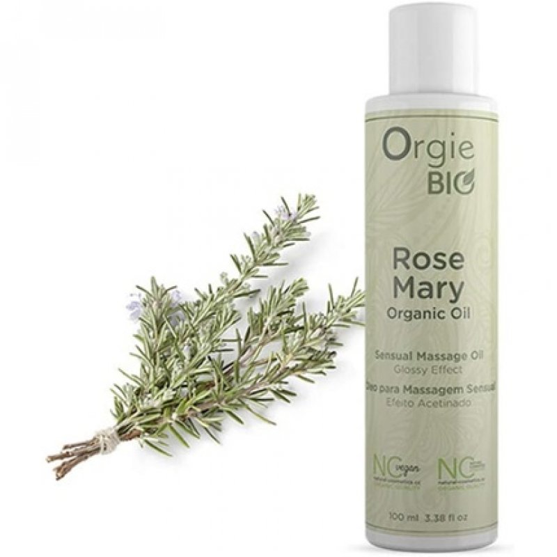 Orgie Bio Organic Sensual Massage Oil with Natural Rosemary Scent 100ml
