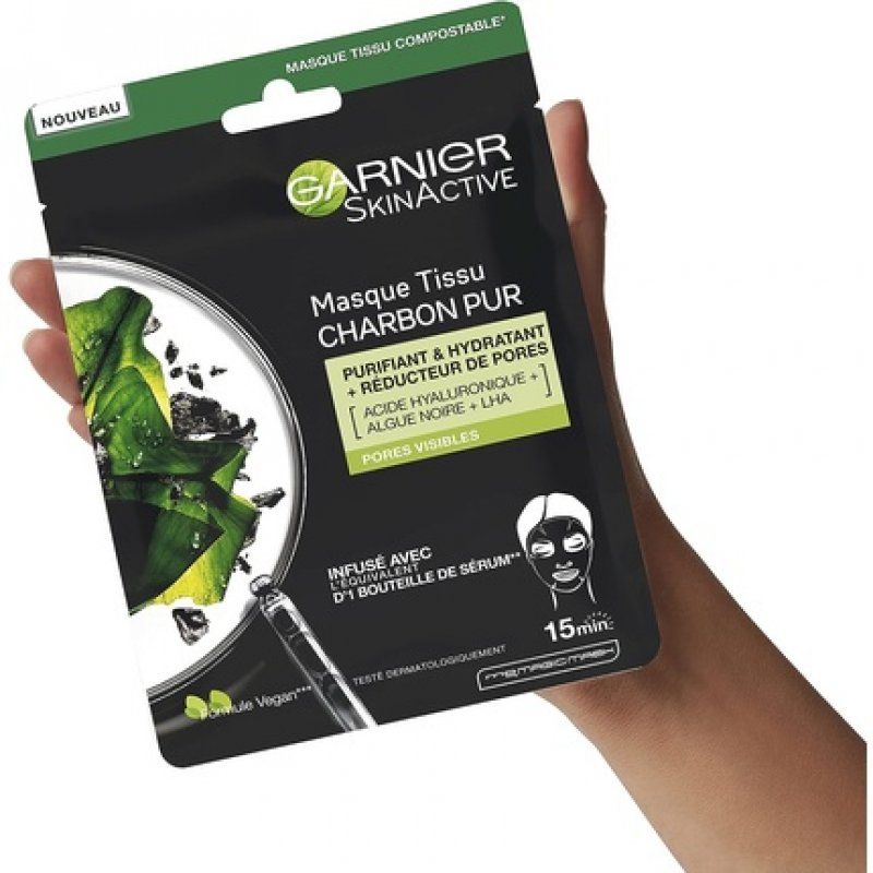Garnier SkinActive Botanical Charcoal Sheet Mask 28g