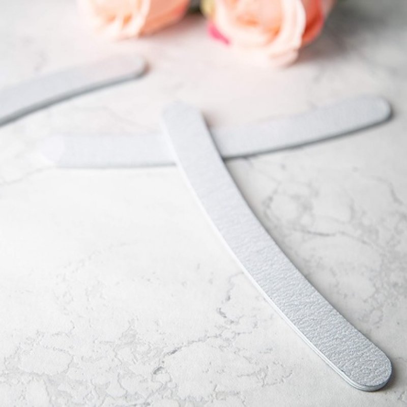 T4B MIMO Banana Shaped Zebra Nail File with 100/180 Grit