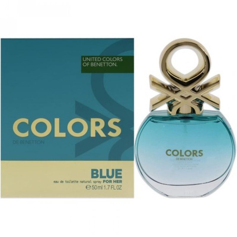 Benetton Blue from United Colors Eau de Toilette for Men Long Lasting Fresh Young and Casual Fragrance Citrus Fruity