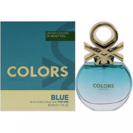 Benetton Blue from United Colors Eau de Toilette for Men Long Lasting Fresh Young and Casual Fragrance Citrus Fruity