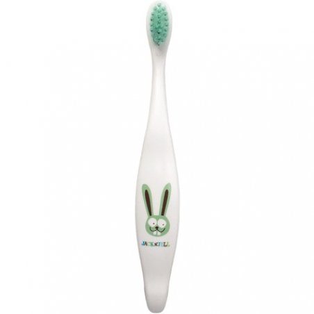 Jack N' Jill Kids Plastic Free Bio Toothbrush with Soft Nylon Bristles - Bunny