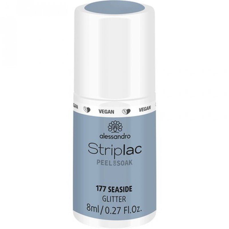 alessandro Striplac Peel or Soak LED Nail Polish in Sparkling Blue 8ml
