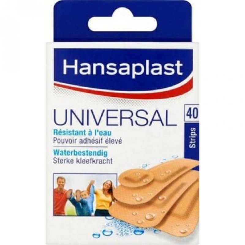Hansaplast Waterproof Plasters Universal Various Sizes