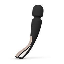 LELO SMART WAND 2 M Massage Stick with Deep Impact and 10 Vibration Patterns Black