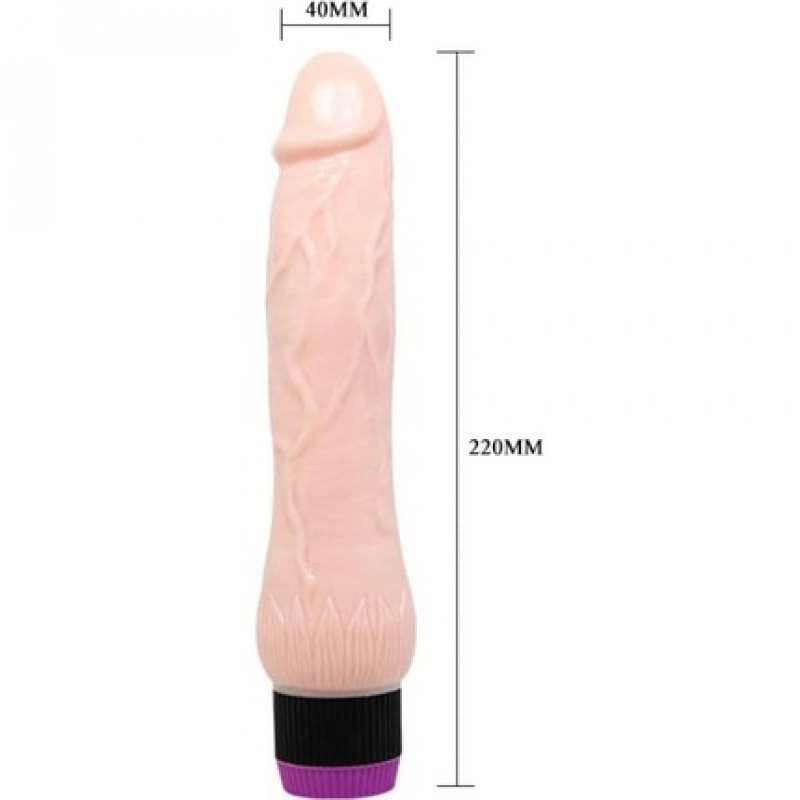 Adour Club Realistic Vibrator with Wide Base 22cm