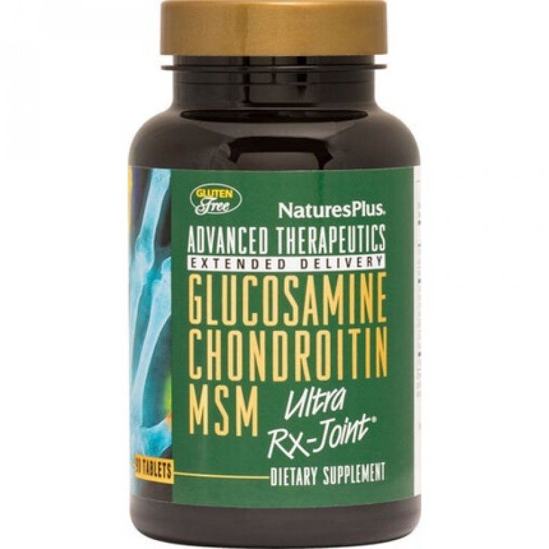 Natures Plus Glocosamine Chondroitin MSM Ultra RX-Joint Gluten Free 90 Tablets