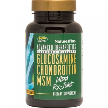 Natures Plus Glocosamine Chondroitin MSM Ultra RX-Joint Gluten Free 90 Tablets