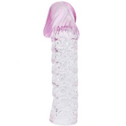 Penis Extender Enlarger Enhancer Sheath Male Sleeve Girth Reusable Condoms
