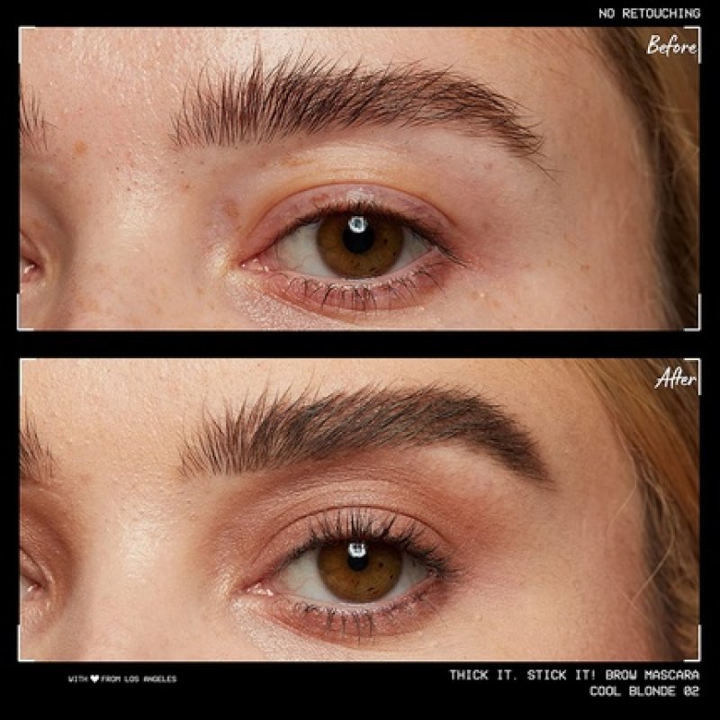 NYX Professional Makeup Thick It Stick It Thickening Brow Mascara Eyebrow Gel Cool Blonde 02