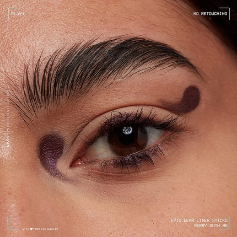 NYX Professional Makeup Epic Wear Liner Stick Long-Lasting Eyeliner Pencil Berry Goth 06