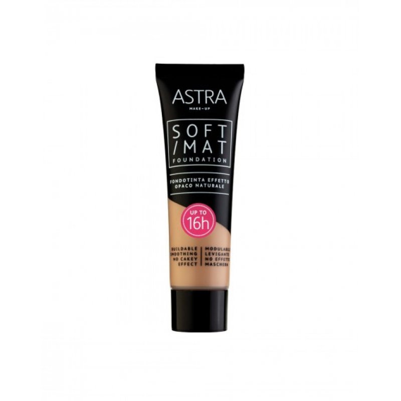 Astra Soft Mat Foundation Tube 06 Hazelnut