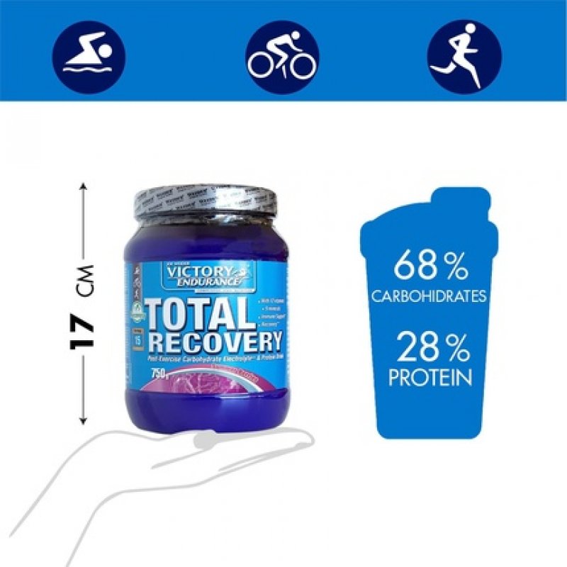 Victory Endurance Total Recovery Enriched with Electrolytes and Vitamins Summer Berries Flavor 750g