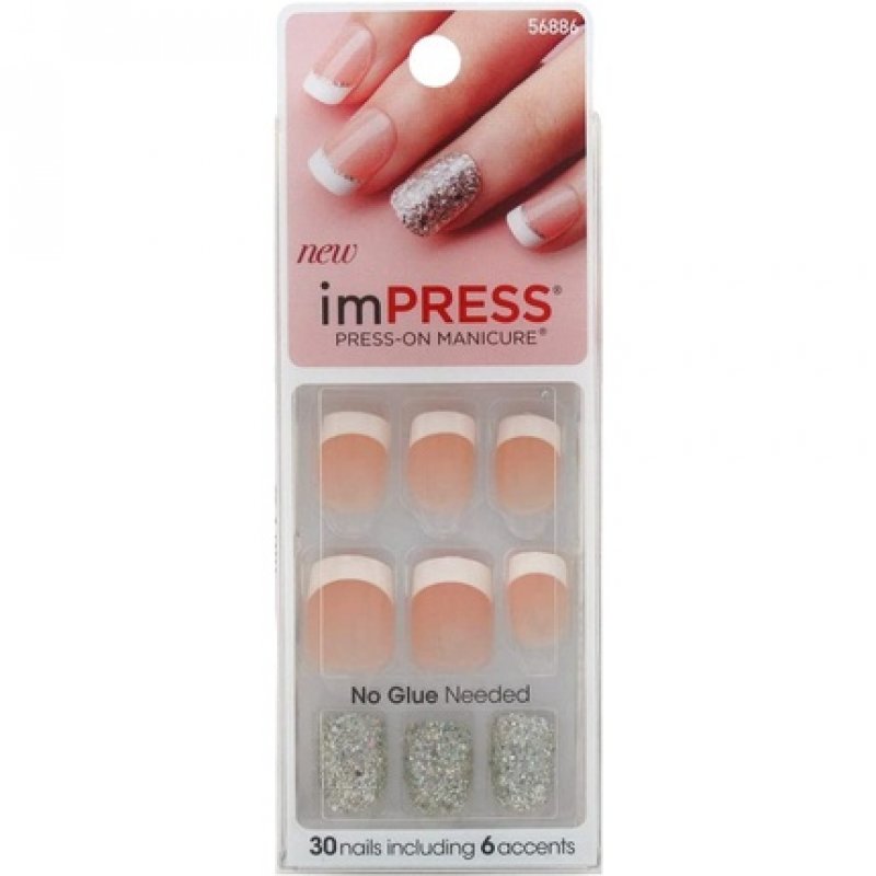 KISS Broadway Nails Impress Press-On Manicure Kit 30 Nails - Pack of 2