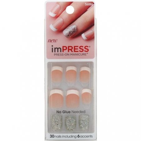KISS Broadway Nails Impress Press-On Manicure Kit 30 Nails - Pack of 2