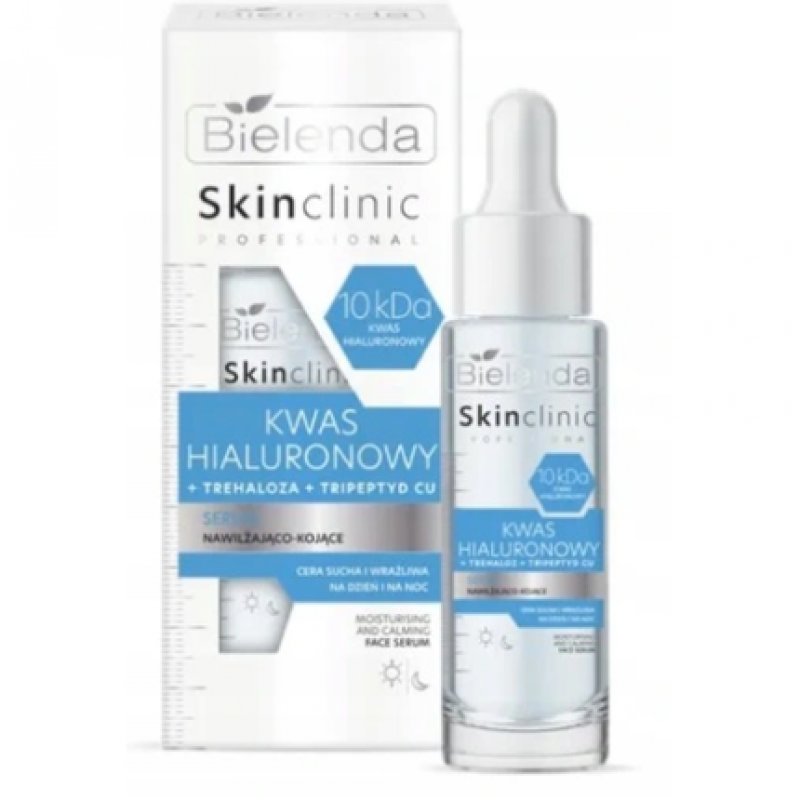 Bielenda Moisturizing and Soothing Day and Night Serum with Hyaluronic Acid