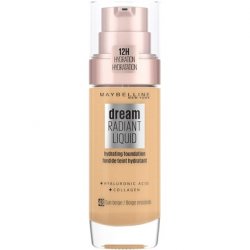 Maybelline Dream Radiant Liquid Hydrating Foundation with Hyaluronic Acid and Collagen 48 Sun Beige
