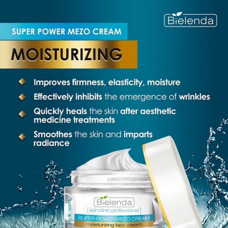 Bielenda Skin Clinic Professional Day/Night Face Cream with Biomimetic Peptides and Hyaluronic Acid 50ml