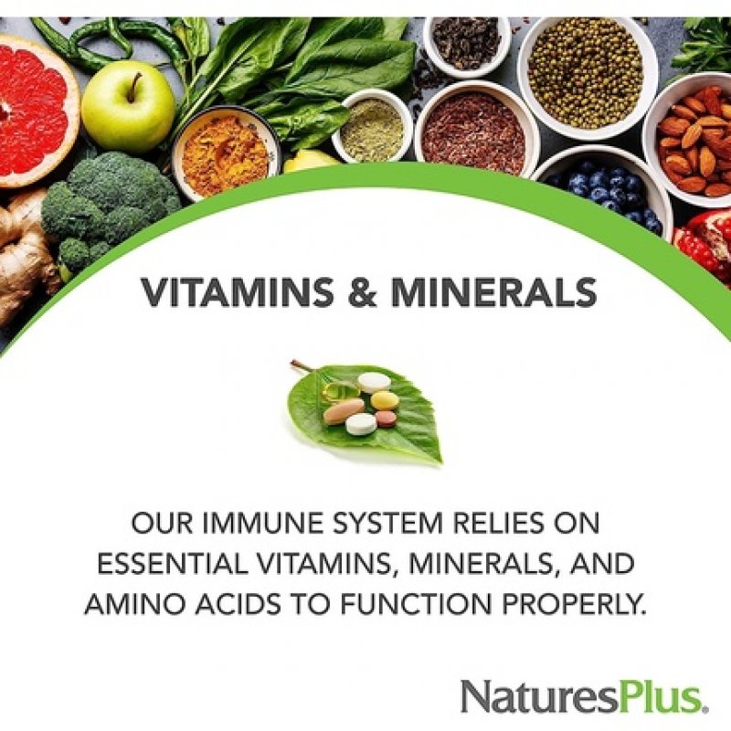 NaturesPlus Immune Boost Natural Immune System Support 60 Tablets