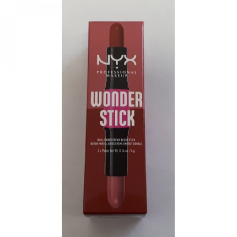 NYX Double Tip Cream Cheekshade Stick WSB04 Deep Magenta Ginger/Ebon