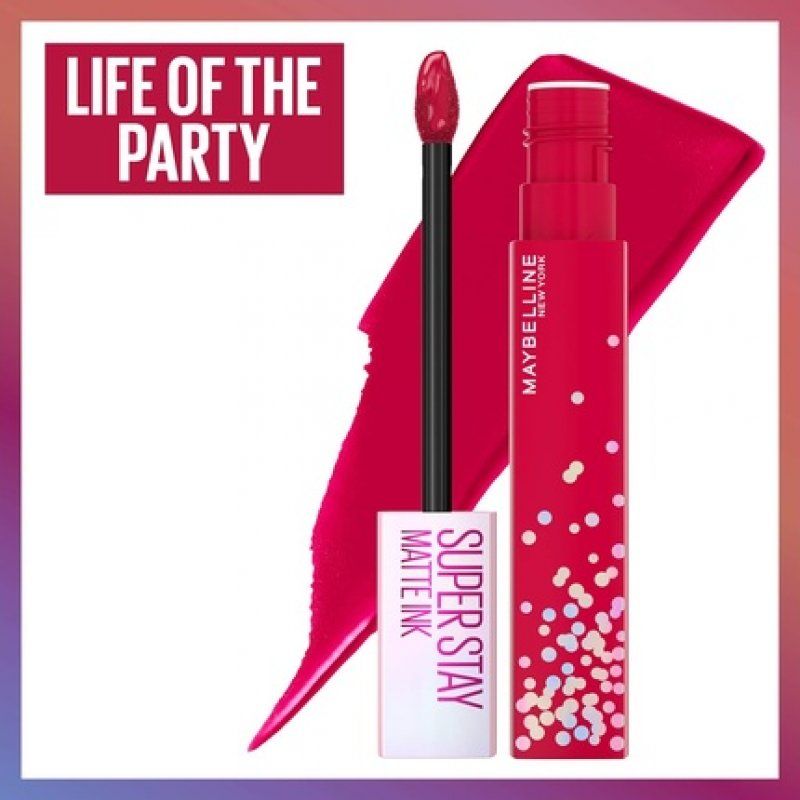 MAYBELLINE New York Super Stay Matte Ink Liquid Lipstick Transfer-Proof Long-Lasting Limited-Edition Birthday