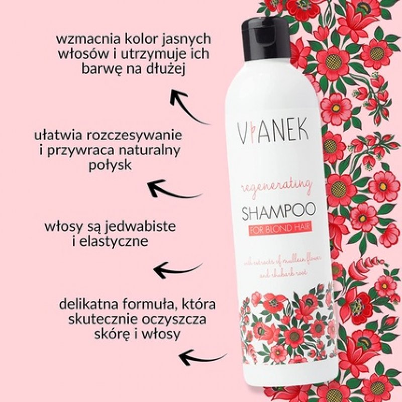 Vianek Regenerating Blonde Hair Shampoo 300ml