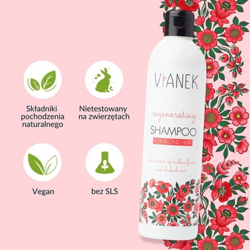 Vianek Regenerating Blonde Hair Shampoo 300ml