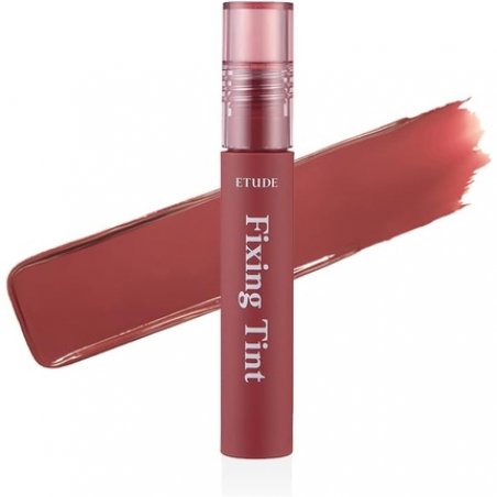 Etude House Fixing Tint 06 Soft Walnut 4g Long Lasting High Pigmented Liquid Lipstick Lip Stain Waterproof Lightweight