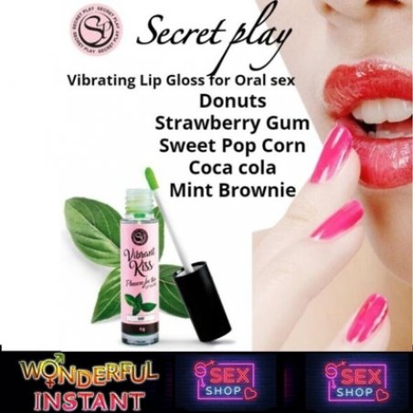Secretplay Lip Gloss Flavored Oral Sex Lubricant