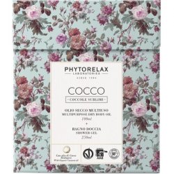 PHYTORELAX Coccole sublimi Coconut Gift Box Dry Oil 100ml and Shower Gel 250ml