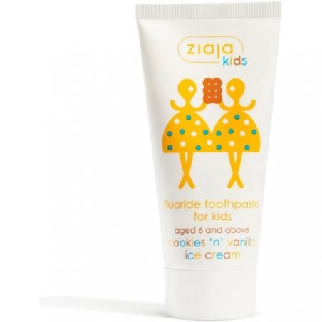 Ziaja Kids Toothpaste Cookies 'N' Vanilla Ice Cream Flavor 50ml