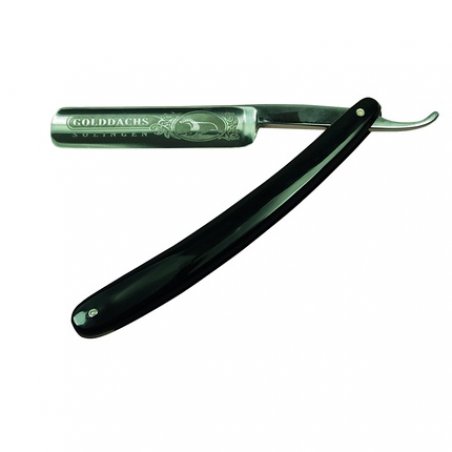 GOLDDACHS Carbon Steel Razor with Plastic Grips and Logo