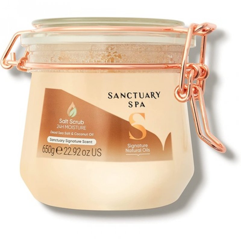 Sanctuary Spa Dead Sea Salt Scrub with Coconut Oil 650g