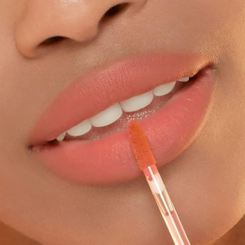 Etude House Fixing Tint 03 Mellow Peach Long Lasting High Pigmented Liquid Lipstick Waterproof Lightweight Matte