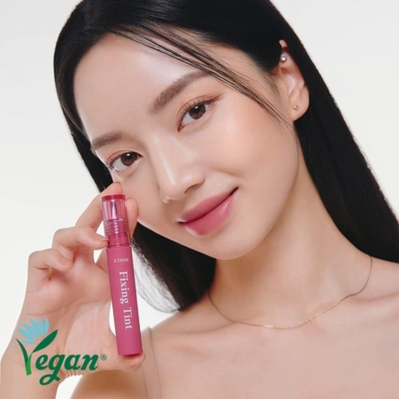 Etude House Fixing Tint 11 Rose Blending Long Lasting High Pigmented Liquid Lipstick Waterproof Lightweight Matte