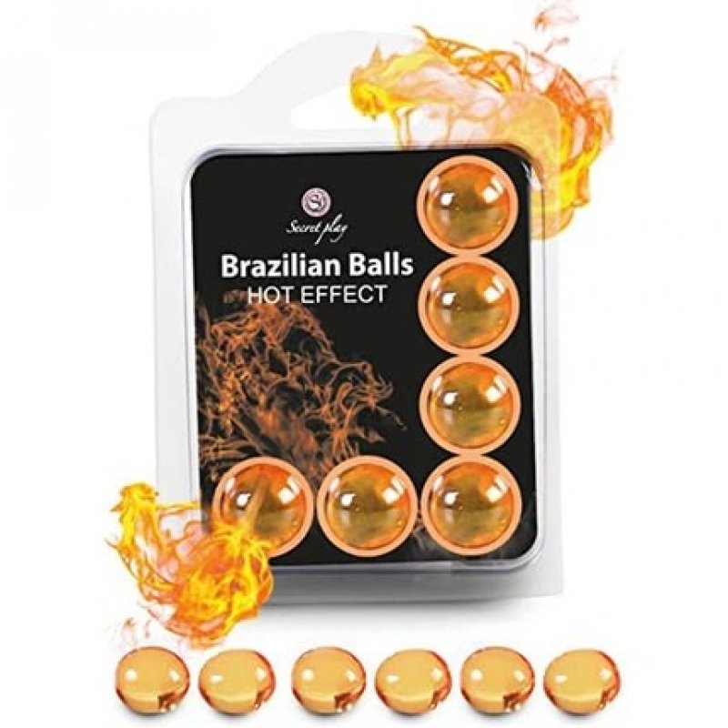 Secret Play Brazilian Balls with Warming Effect 200g - Pack of 6