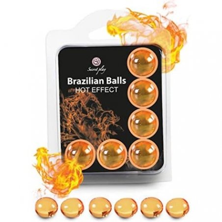 Secret Play Brazilian Balls with Warming Effect 200g - Pack of 6