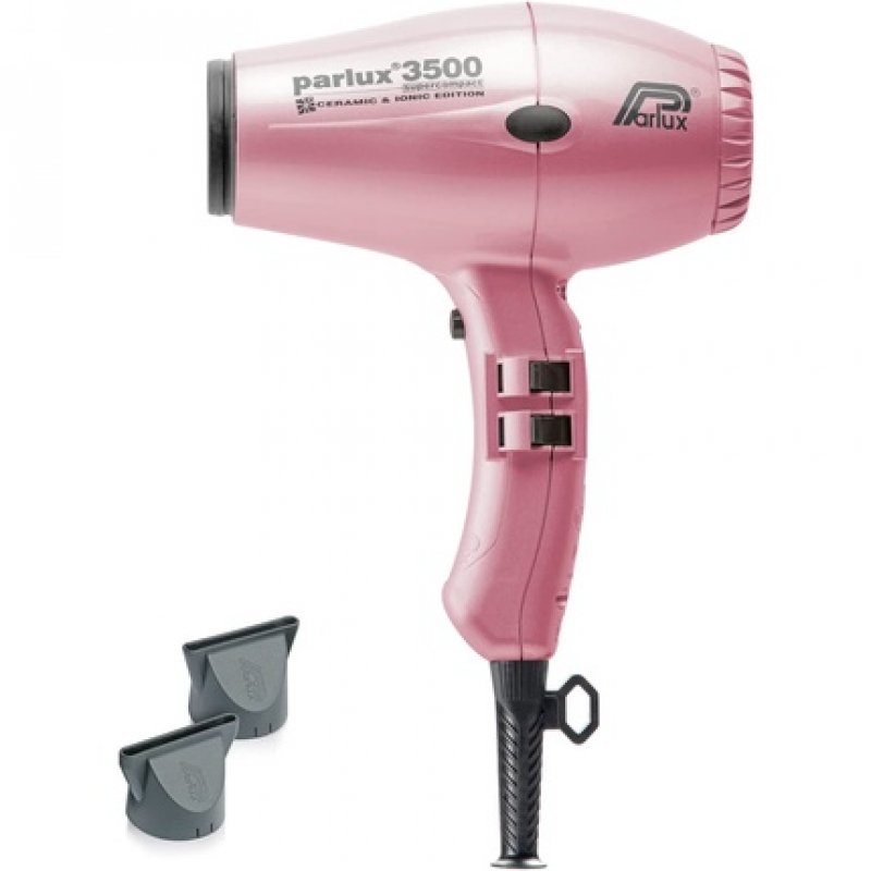 Parlux 3500 SuperCompact Ceramic Ionic Professional Hair Dryer Pink