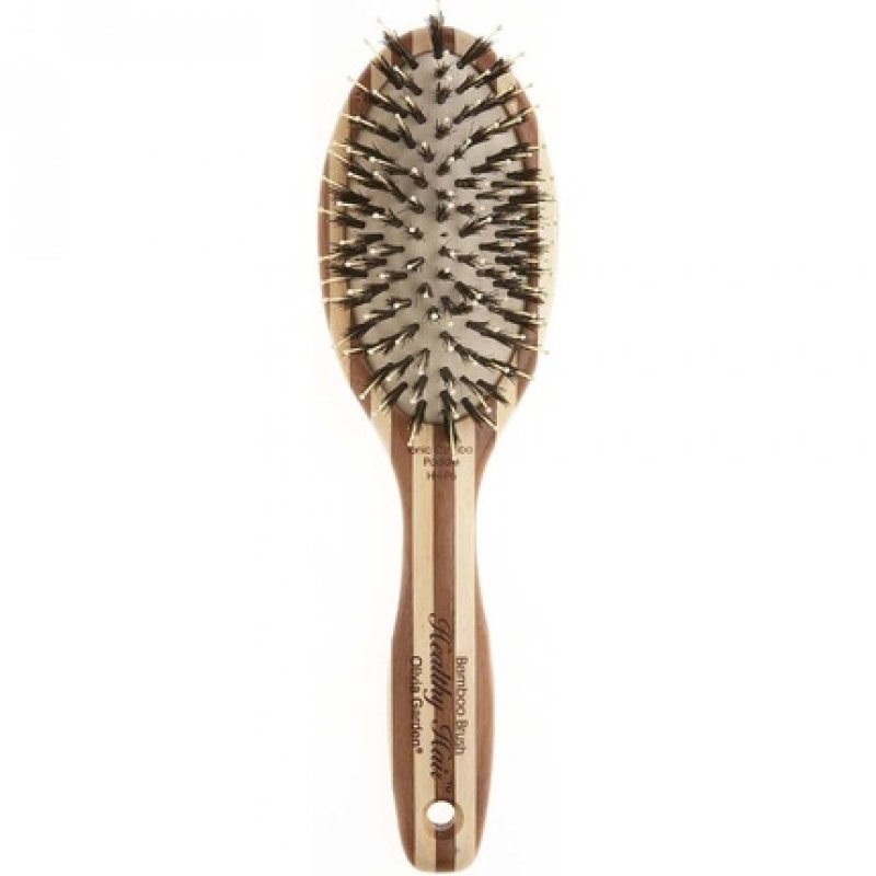 Olivia Garden Healthy Hair Bamboo Ionic Paddle Brush