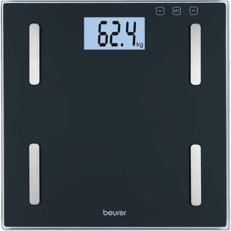Beurer BF 180 Diagnostic Scale with BMI Calculation and Large LCD Display Black
